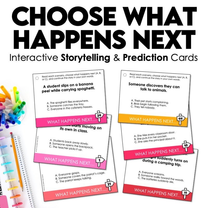 How Prediction Activities Strengthen Reading Comprehension and Speaking Skills - Hot Chocolate Teachables