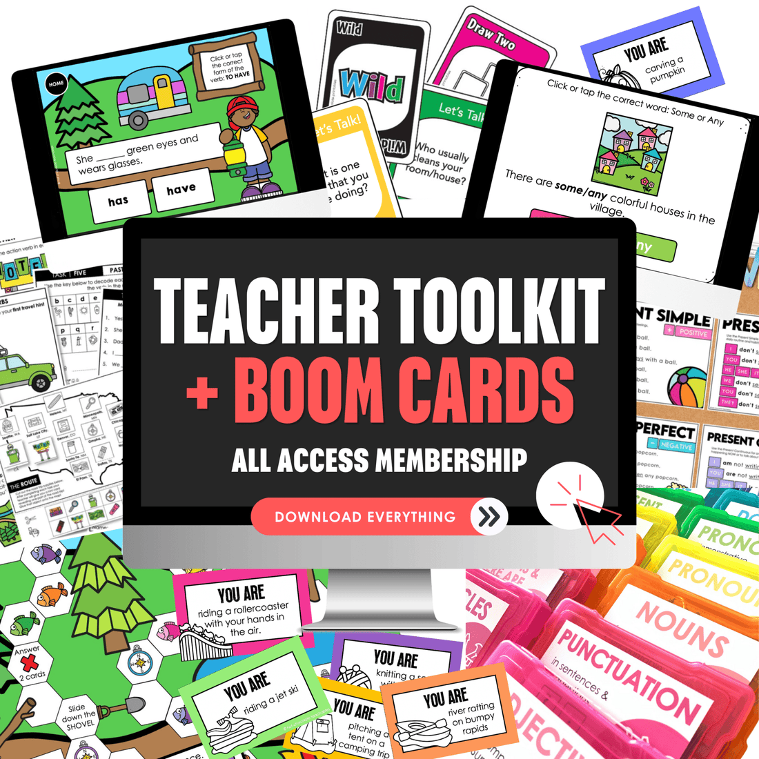 Teacher Toolkit Membership: Unlimited ESL Resources for the Whole Year - Hot Chocolate Teachables