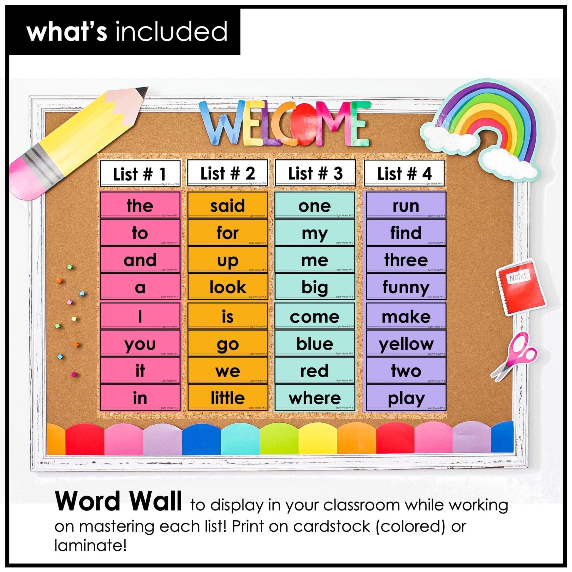 Sight Word Progress Reports - Pre - Primer Words | Assessment & Evaluation Tools + Word Wall - Hot Chocolate Teachables