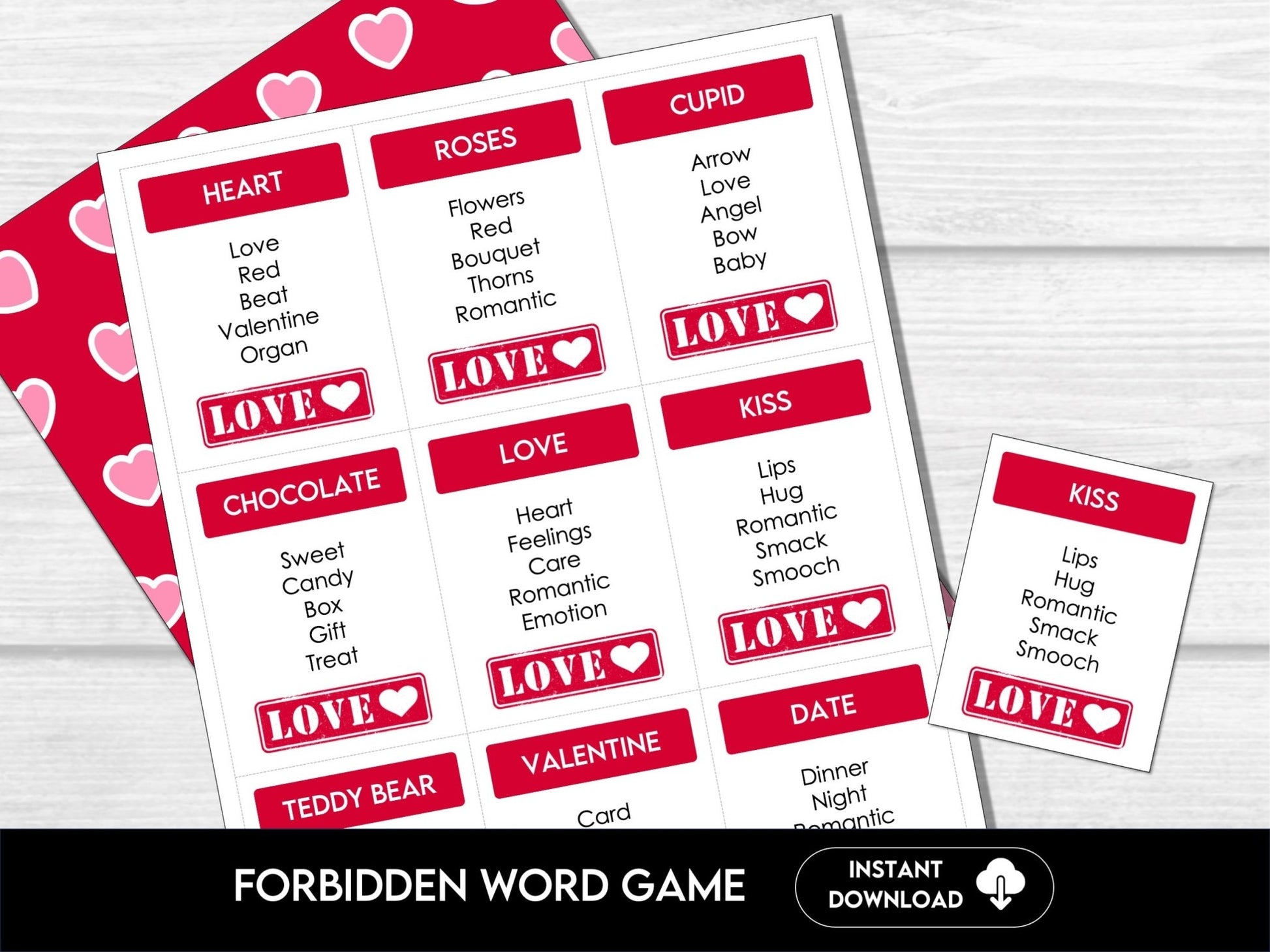 Secret Valentine Questionnaire – Printable Valentine’s & Galentine’s Day Gift Exchange Game - Hot Chocolate Teachables