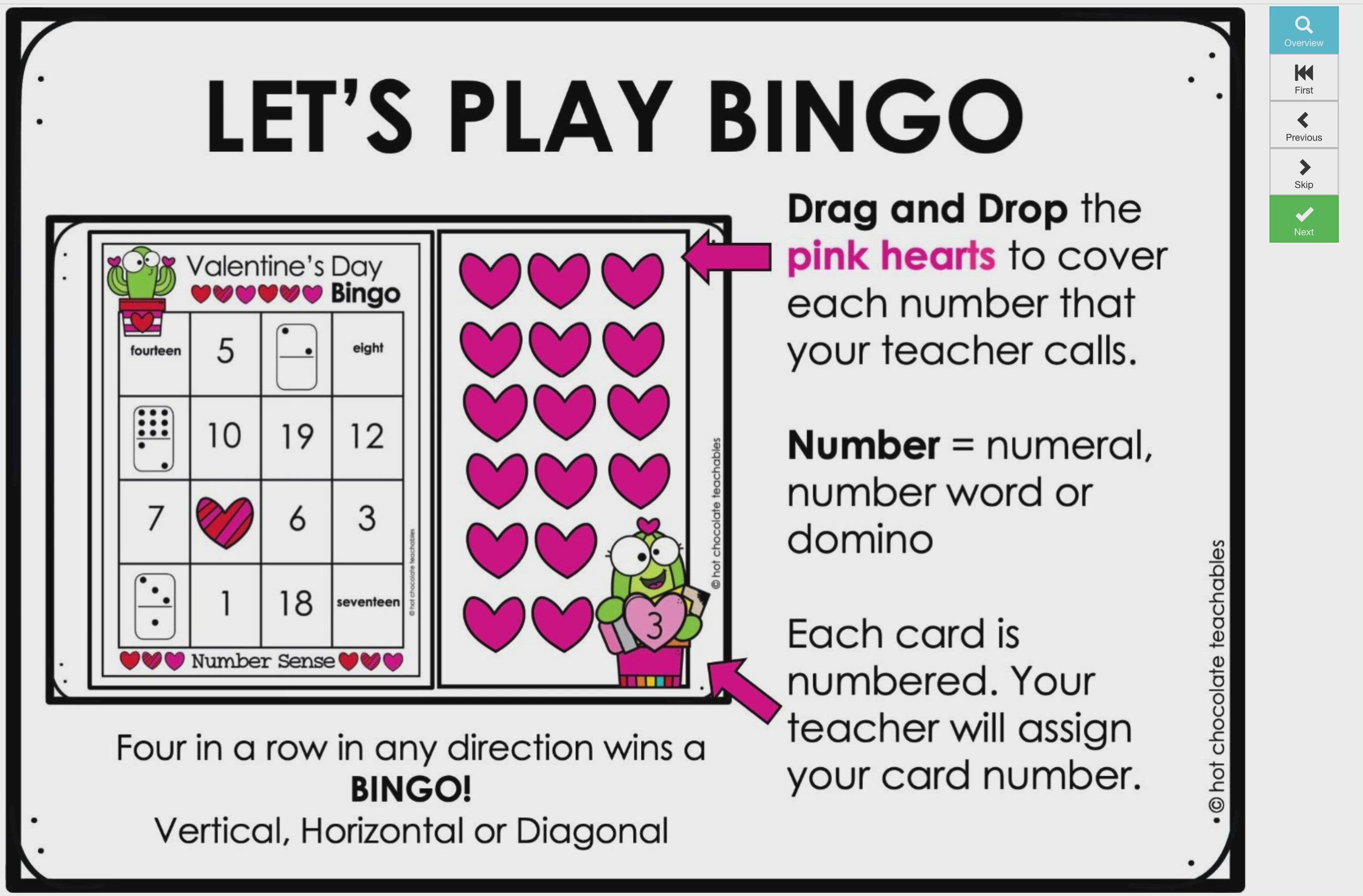 Load video: Valentine's Day Numbers 1-20 Bingo Game | Boom Cards